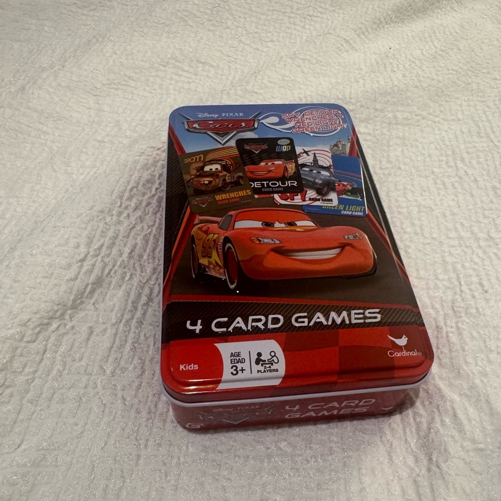 Disney Pixar Cars 2 Game Sold As Is 4 Decks Are In Game Unverified All Contents